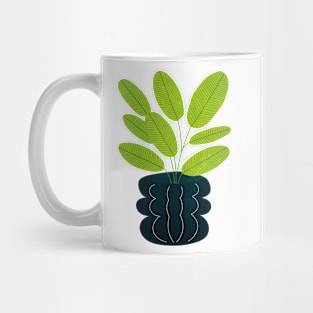 Black Pearl Vase & Spring Bud Leaves: Vases & Stuff 02 Mug